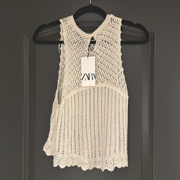 Zara - Crocheted Tank - Picture 2 of 2